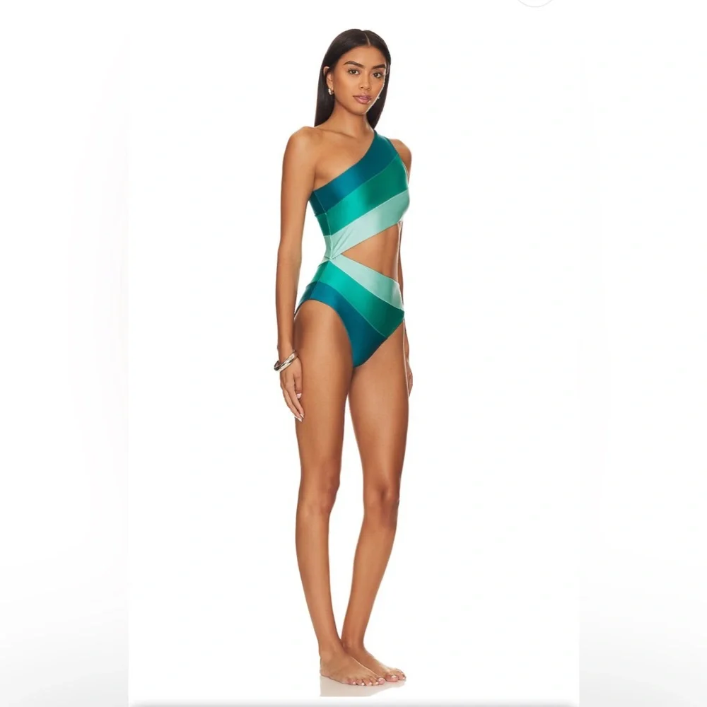 Beach Riot Joyce One Piece Cosmic Colorblock, Large, $168